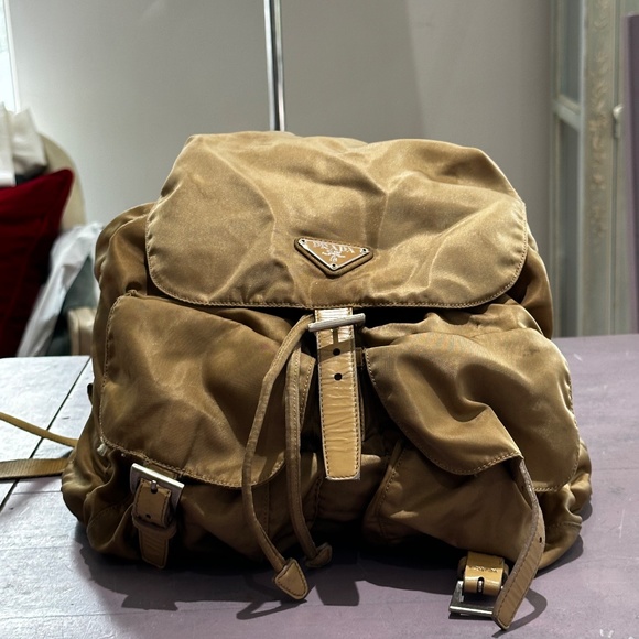 Prada sand Nylon Backpack - Picture 3 of 16